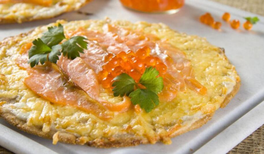 Рецепт пиццы с копченыма лососема