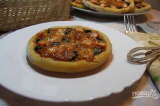 Пицца с крабовыми палочками