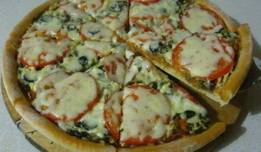 Рецепт пиццы с лесными грибами