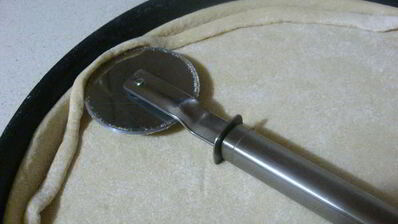 пицца с лесными грибами