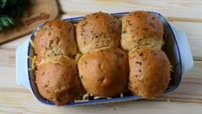 пицца в мягких булочках