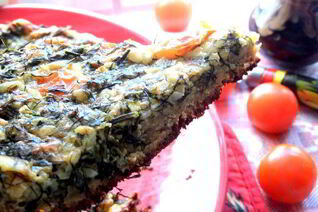 Сырная пицца на хлебе