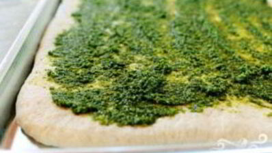 вегетарианская пицца на гриле