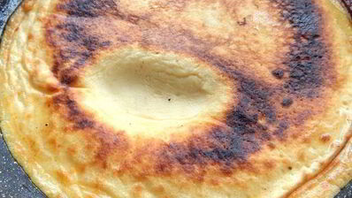 заливная пицца в сковороде