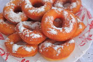 Пончики дрожжевые