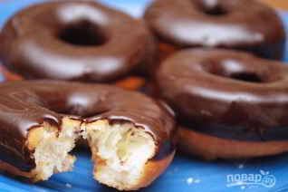 Пончики с шоколадом