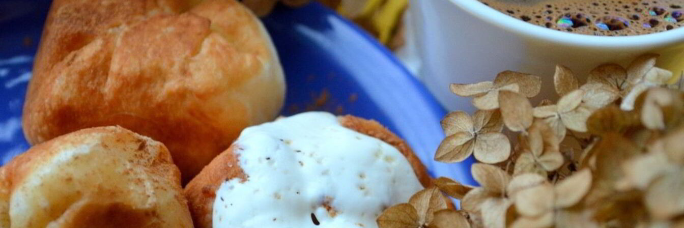 Пончики с творогом