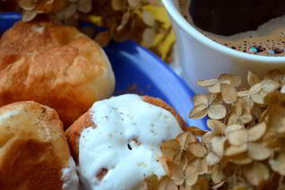 Пончики с творогом