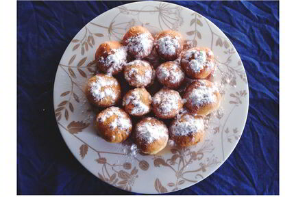 Пончики творожные