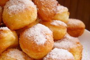 Яблочные пончики