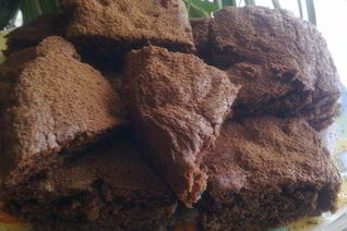 Коврижка Браунис с грецкими орехами