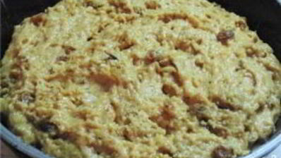 коврижка с орехами и изюмом