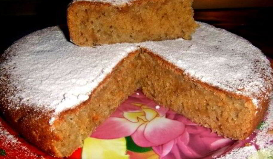 Рецепт постной банановой коврижки в мультиварке