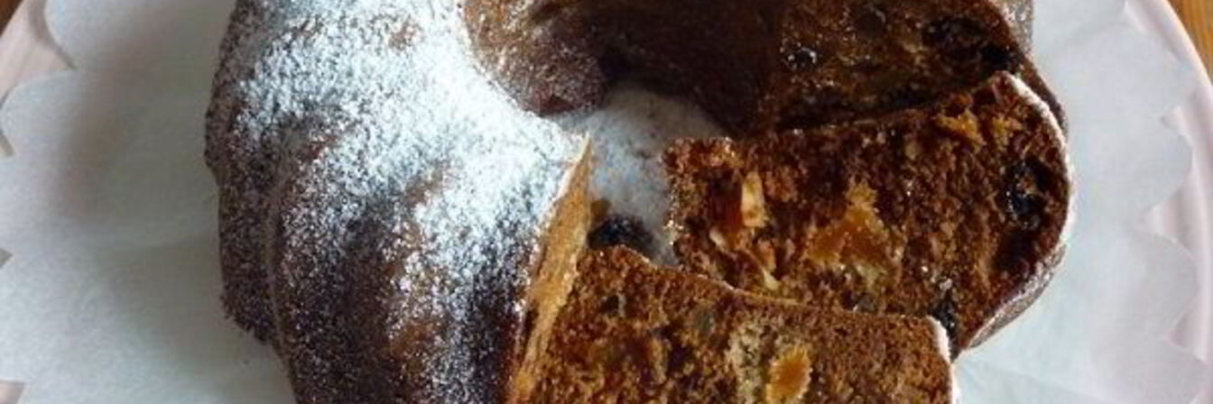 Постная коврижка на чае