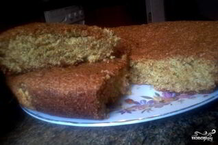 Постная коврижка с морковью