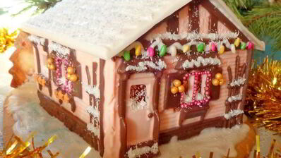 шоколадно-пряничный домик