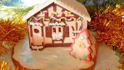 шоколадно-пряничный домик