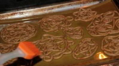 тетеры с медом — кружевные медовые пряники