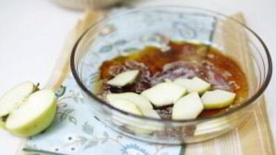 быстрая шарлотка с яблоками