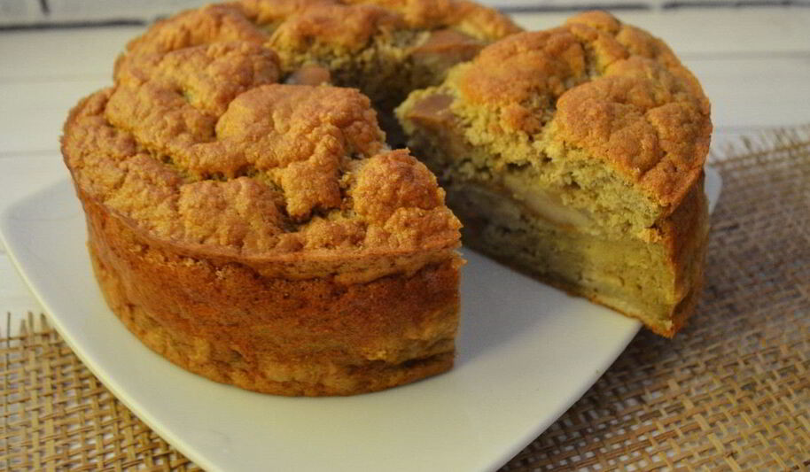 Рецепт диетической грушевой шарлотки