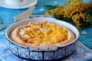 Шарлотка с апельсином