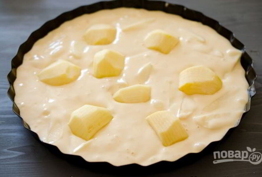 Тесто для шарлотки