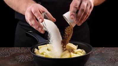 ароматный яблочный штрудель