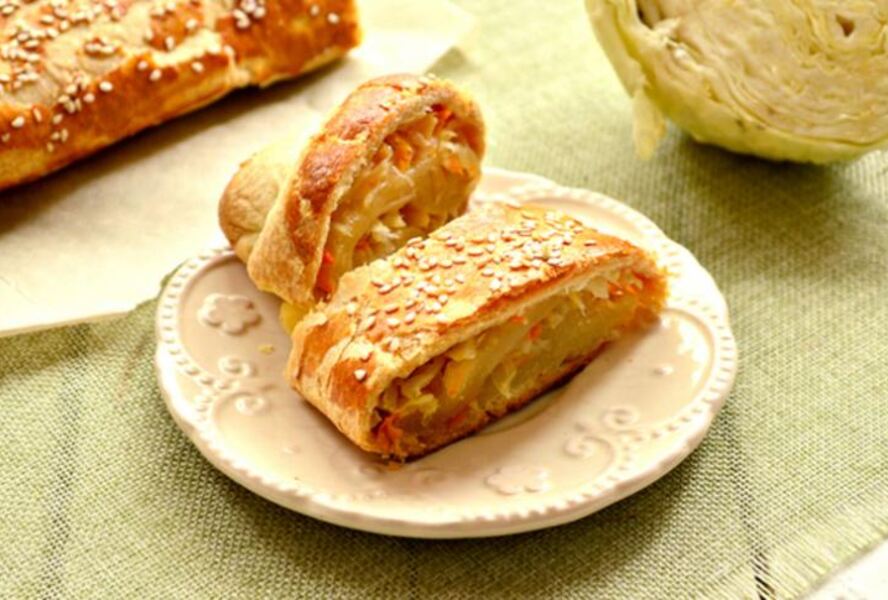 Штрудель с капустой