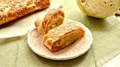 штрудель с капустой