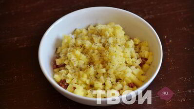 штрудель с мясом