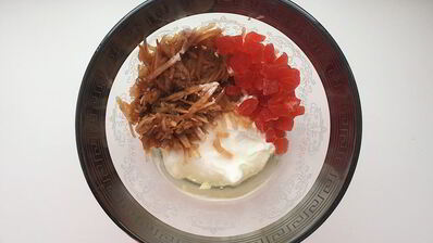 творожно-яблочный штрудель с цукатами