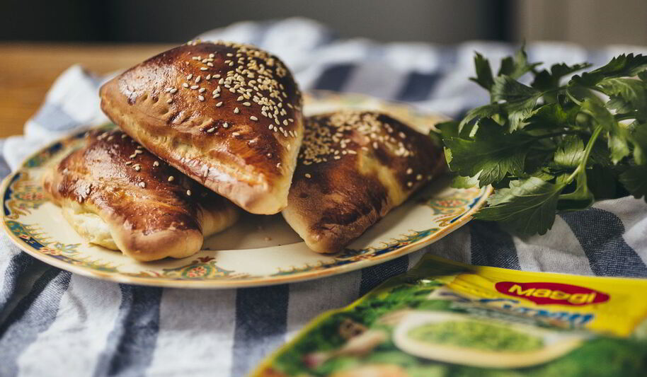 Рецепт слоек с фетой и шпинатом