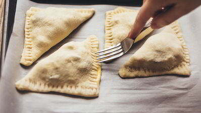 слойки с фетой и шпинатом