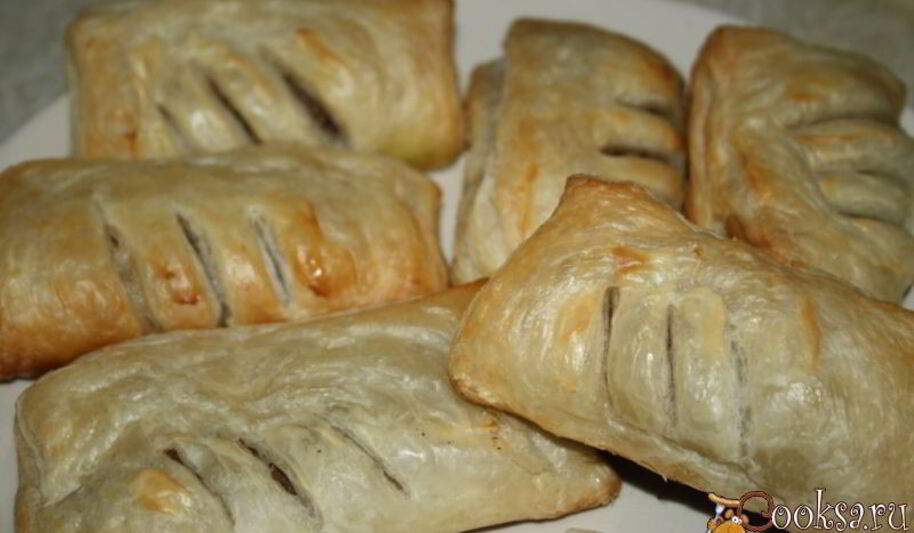 Рецепт слоек с мясной начинкой