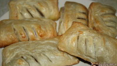 слойки с мясной начинкой