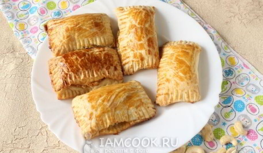 Рецепт слоек с орехами