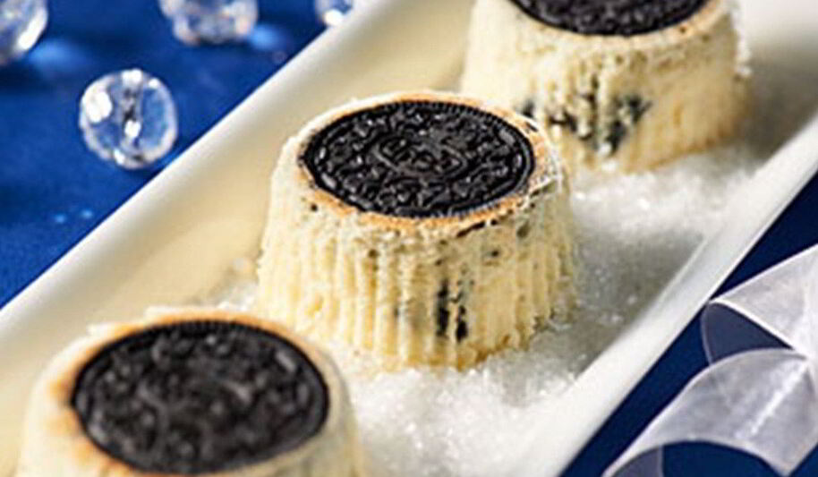 Рецепт печеных мини-сырников из печенья oreo