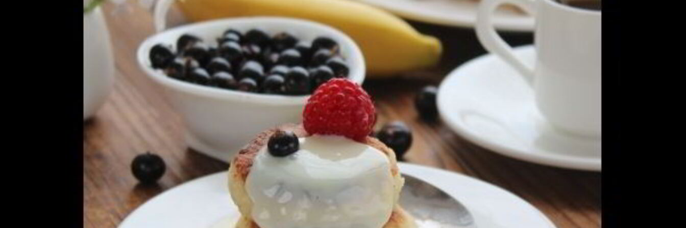 Сырники с бананом без яиц