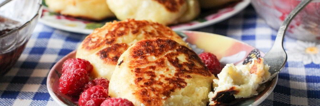 Сырники с йогуртом