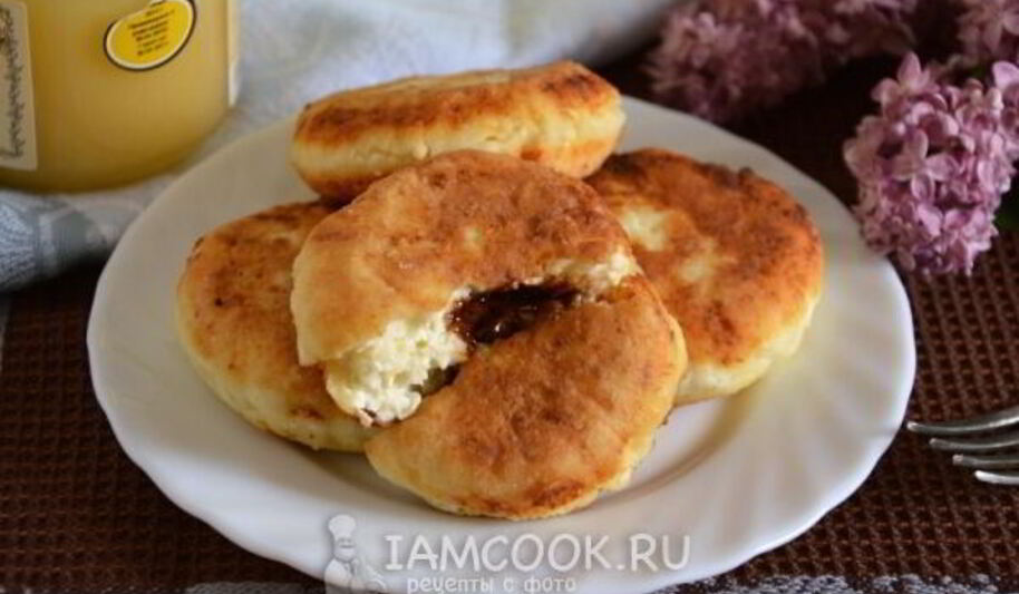 Рецепт сырников с шоколадной начинкой