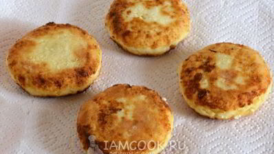 сырники с шоколадной начинкой