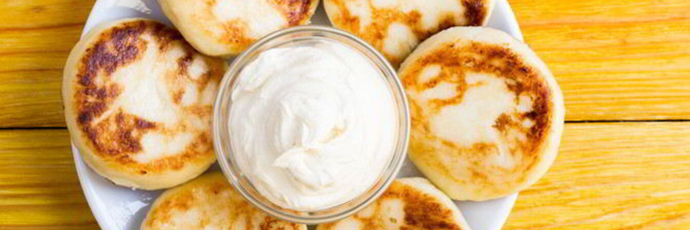 Сырники с яблоками