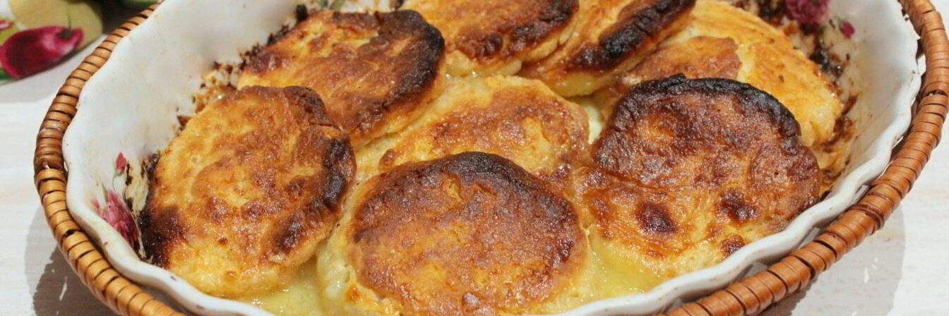 Сырники со сметаной в духовке