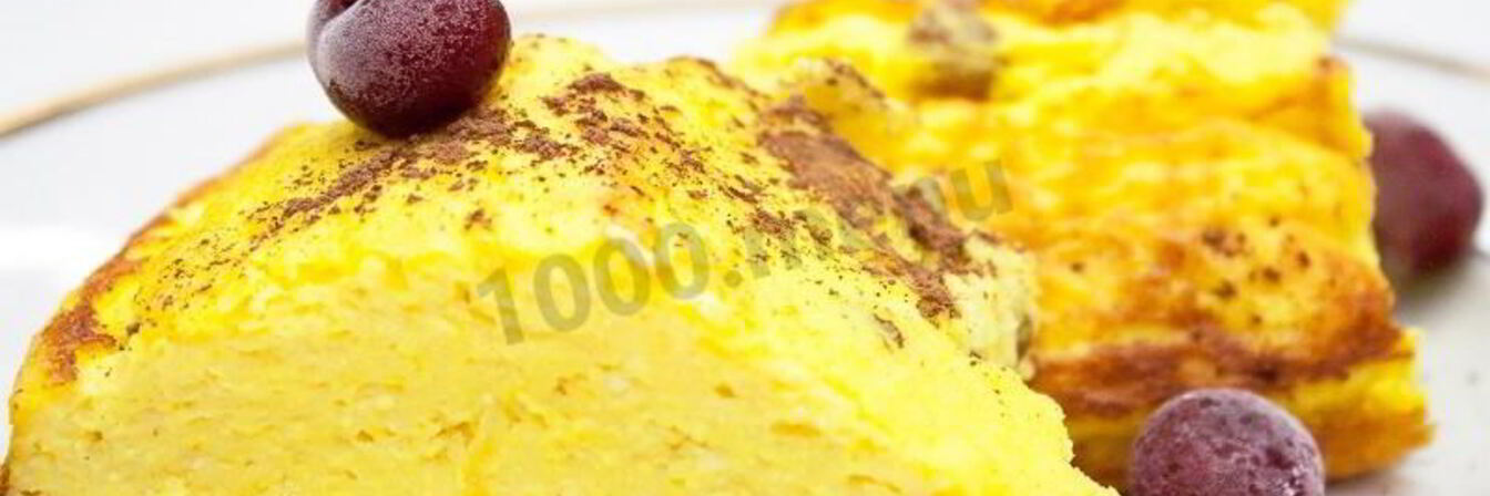 Воздушный сырник без жарки