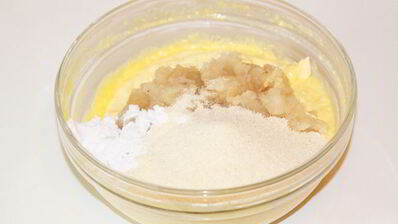 яблочные сырники без муки