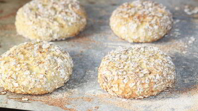 яблочные сырники без муки