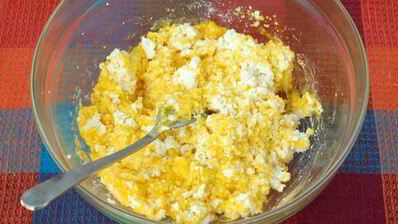 запеченный творожник