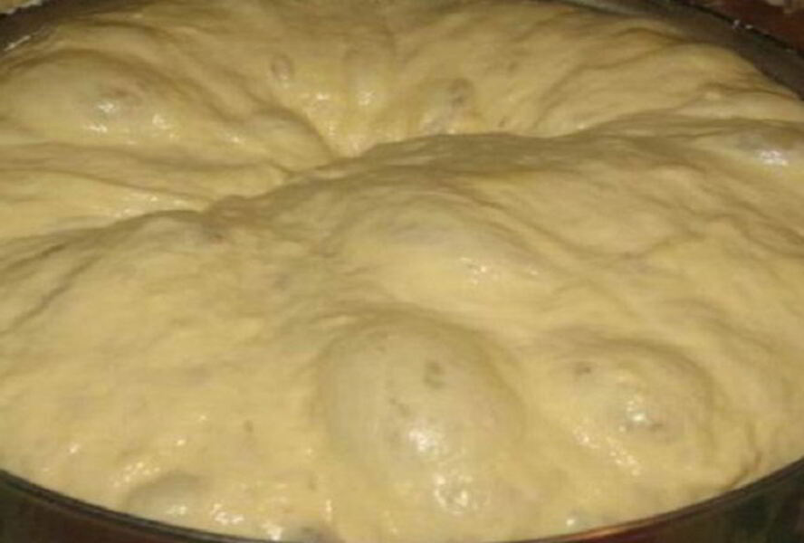 Дрожжевое тесто на воде