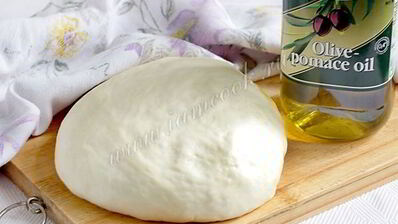 классическое дрожжевое тесто для пиццы