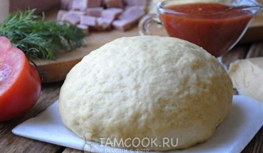 Рецепт мягкого теста для пиццы без дрожжей